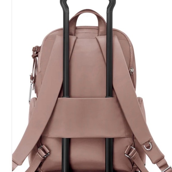 Tumi Celina Rose Backpack with Silver Accents Fits 15” laptops - Picture 7 of 9